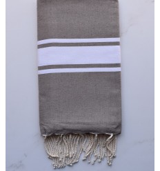 Fouta classique taupe