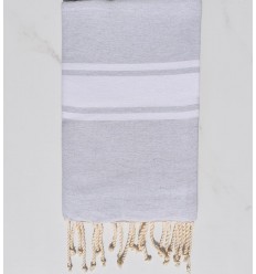 Fouta classique gris clair