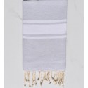 Fouta classique gris clair