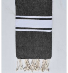 Fouta classique noir